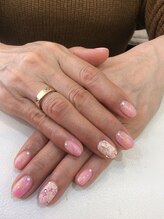 シャンネイルケアサロン(Shan Nail caresalon)/春　 お花ネイル