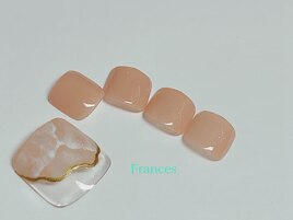 新作サンプル　大理石ネイル