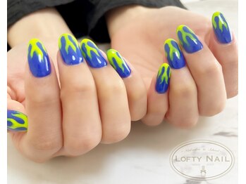 ロフティーネイル 駒川店(Lofty Nail)/個性派!ファイヤーネイル×冬