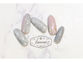 定額【テーマ:グレーネイル】4