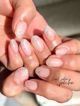 ペッシュ(peche)/glitter × gradation