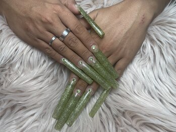 (スカルプ)ラメグラデ