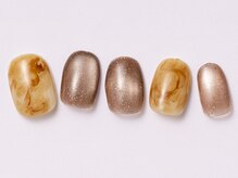 アイ ネイルズ 天神店(I nails)/ブラウンもや　　¥6500