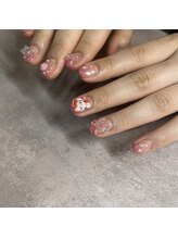 Mネイルアンドカフェ シェレステ/キティーネイル