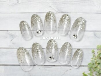 FAST NAIL 荻窪駅前店【パラジェル/ジェルネイル専門/定額/マグネット/フットネイル】/春ネイル お花 【11864】