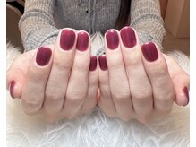 リブヴァラ(Lib Valla)/ワンカラー/ボルドーネイル/大人