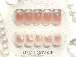 春チークネイル