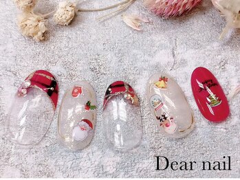 ディア ネイル(Dear nail)/チェック×クリスマス