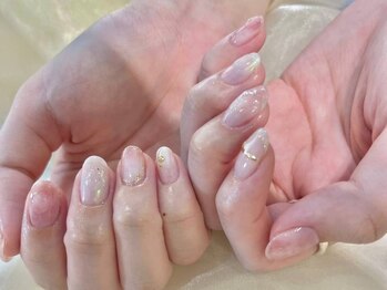 デリカ 溝の口店(DELICAT)/ぽわぽわネイル ミラーネイル