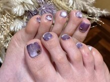 サロンドフォーエイチ(salon de 4H)/ビー玉みたいなマグネットネイル