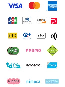 リラクゼーション ハル(リラクゼーション・HALU)/各種支払方法