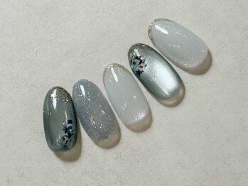 【足立】押し花ネイル