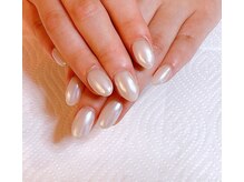 プレジール(Plaisir)/ワンカラー+ミラーネイル♪