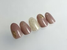 ローズデール アベイユ(ROSEDALE Abeille)/ゴールドミラー×ヌーディネイル