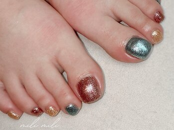 ミリ ミリ(mili mili)/クリスマスネイル