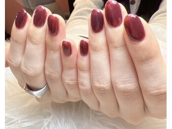 リブヴァラ(Lib Valla)/ワンカラー/レッド/大人っぽ