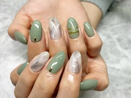 大理石ネイル