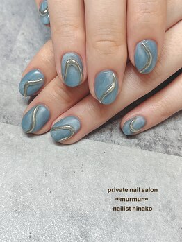 プライベート ネイルサロン マーマ(murmur)/ミラーネイル
