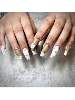 スカルプ10本アート