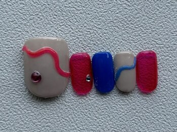 カラ ネイル 中津店(calla nail)/ビビットカラー