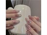 【パーツ，ストーン無し】定額時短シンプルデザイン¥7000 -￥8000