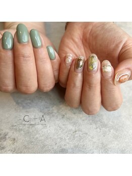 シープラスエー(C+A)/天然石風ビジューアート