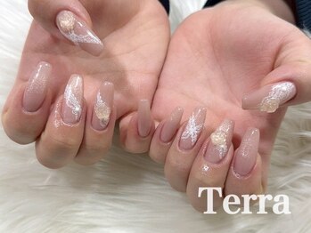 ネイルサロン テラブルー 渋谷店(Terra Blue)の写真/9時~23時営業【オフ無料★選べる定額¥4990~】シンプル派も大満足のデザイン多数!ハンド&フット同時施術OK