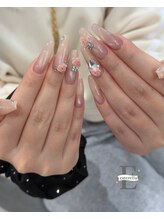 エステレラ ネイル(esterella nail)/フルアート＋ロングネイル