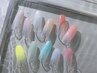 【NEW】☆オーロラネイル+ストーン6粒☆¥5400