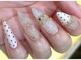 リングネイルハイビスカスドット