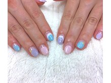 アイラッシュアンドネイル専門店 クラル(CURAR)/丸フレンチネイル￥7980