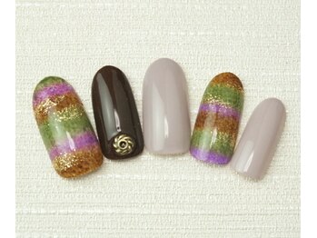 ラピスト ネイル(Lapist nail)/ブランケットネイル×カラー