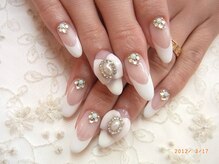 グランチュール(Grantulle)/3Dリボンブライダルネイル