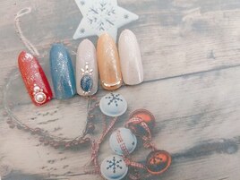 キラキラマグネットネイル