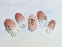 ベージュグラデーション