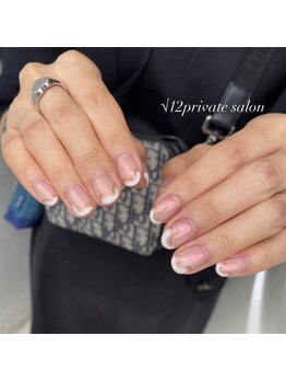 ルート12/うるうるクールフレンチネイル