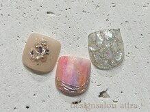 ネイルサロン アトラ(design salon attra)/フットネイル親指アート9900円
