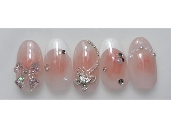 ワンホンネイルデザイン