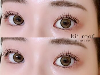 キールーフ 学芸大学 中央町店(kii roof)の写真/韓国話題のマスカラパーマ導入店☆エクステはセーブル,フラットラッシュ選択無料!色々なデザインが試せる♪