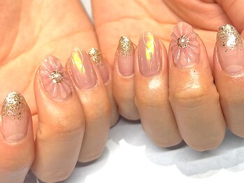 カシータ(casita)の写真/毎月変わる定額デザイン16種の中から選べる！シンプルネイルからトレンドデザインまで幅広いアートがお得♪