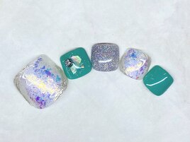 キラキラ　シェル　フラッシュ