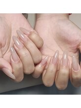 クイーンズビューティーサロン 新宿本店(Queen's beauty salon)/チップ長さ出し10本+ワンカラー