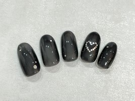 透け感ブラック