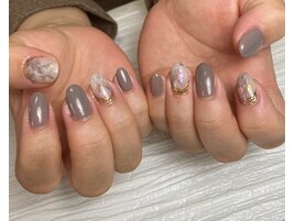 大理石アート/ミラー/ワンカラー