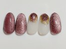 5月オフィスシンプルネイル