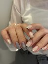 梅雨ニュアンスネイル¥8800～
