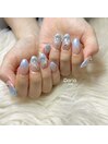 夏色ワンホンネイル