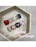 【定額フットネイル】アート付きフットジェルネイル¥7,500