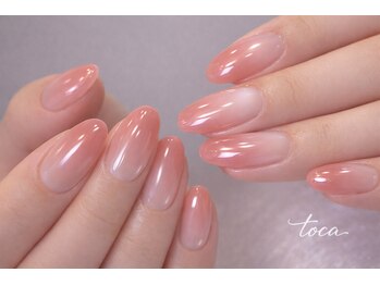 toca【トカ】nail & w -パラジェル・フィルイン取扱店- マグネット/ジェルネイルの写真/《自爪への優しさにこだわり》丁寧なオフとフォルム形成で、爪の形にお悩みの方にも◎