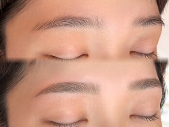 ラジェム(LA GEMME)の写真/黄金比デザインで垢抜け眉毛へ☆メイクレクチャーまで完璧サポート!理想の似合う眉毛に◎